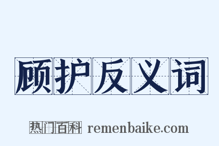 顾护反义词是什么意思的图片